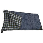 North 49 Megas 3 Series 5810 Sleeping Bag, 80 in L, 40 in W, Polyester, Black/Navy